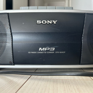 소니 CFD-S03CP CD 카세트 데크