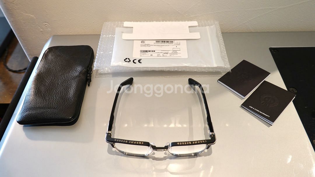 크롬하츠안경 블라진 블랙/실버--0