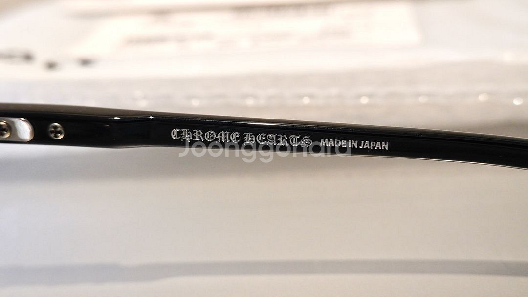 크롬하츠안경 블라진 블랙/실버--9