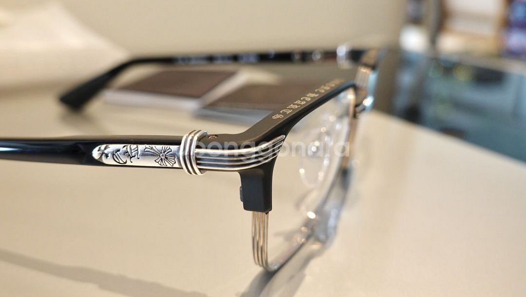 크롬하츠안경 블라진 블랙/실버--5