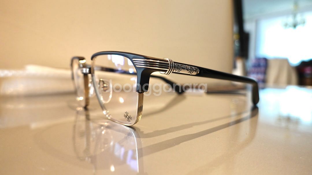 크롬하츠안경 블라진 블랙/실버--4