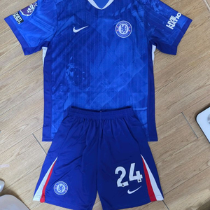 25-26시즌 첼시 제임스 축구 유니폼 축구복 상하의양말세트 새상품 판매(사이즈 105)