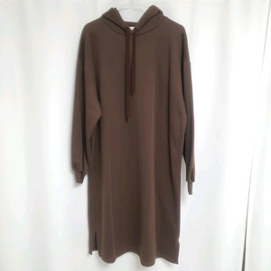 브라운 기모 후드 롱 원피스 / 베이델리 크림치즈마켓 리리앤코 파인땡큐 하비언니 수달쌀롱 로버블 슬로우앤드 니어웨어