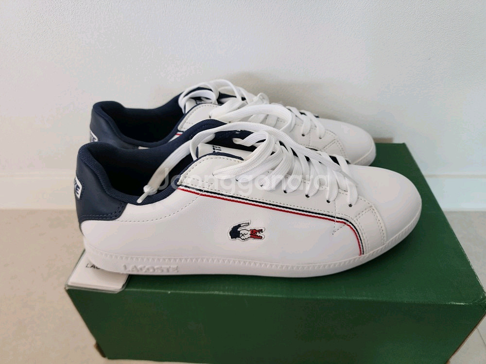 신발 라코스테 정품 새상품 미착용 새것 사이즈 260m--0