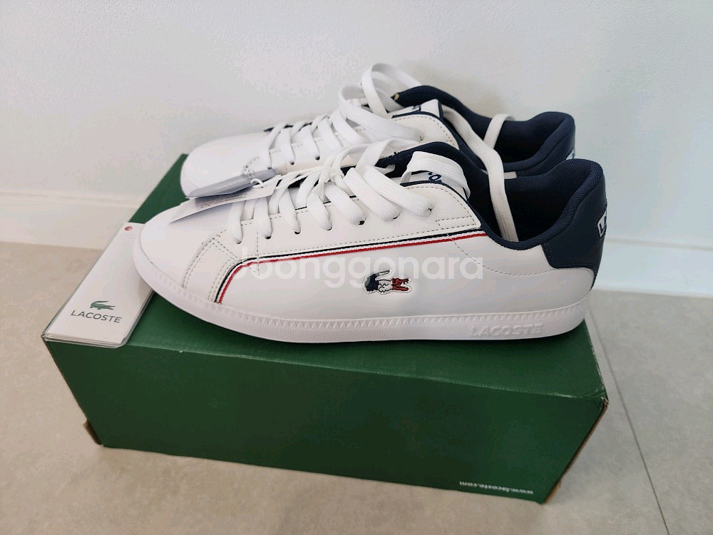 신발 라코스테 정품 새상품 미착용 새것 사이즈 260m--6