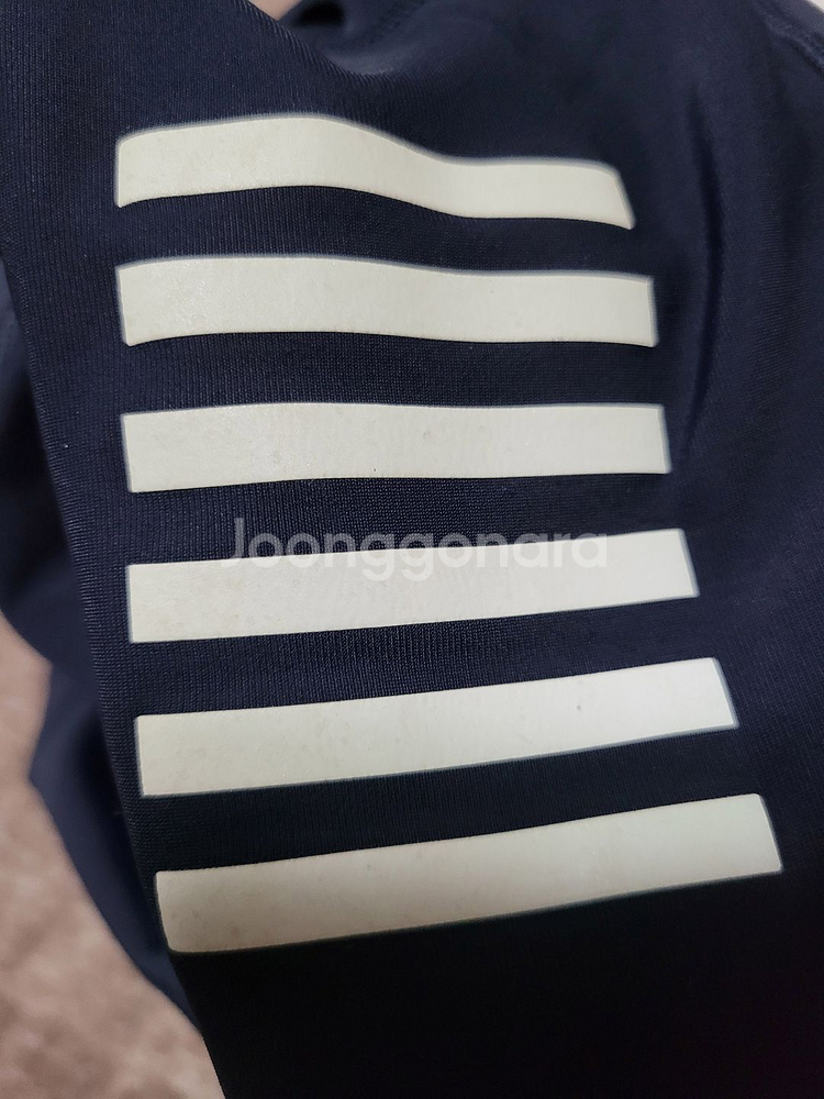 라파 프로팀 윈터 타이츠 위드패드 ll 네이비/화이트--4