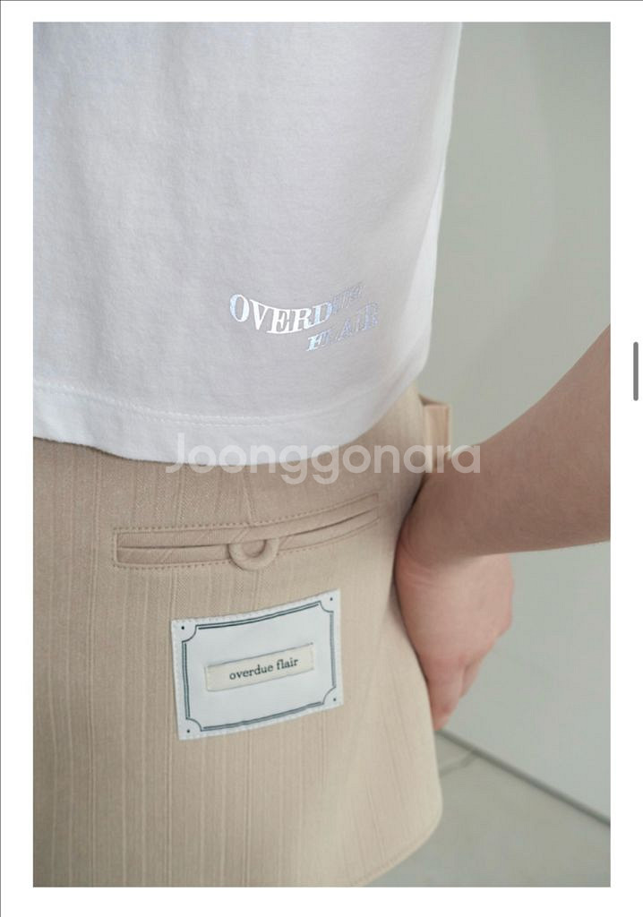 오버듀플레이 코지 코튼 반팔티--2