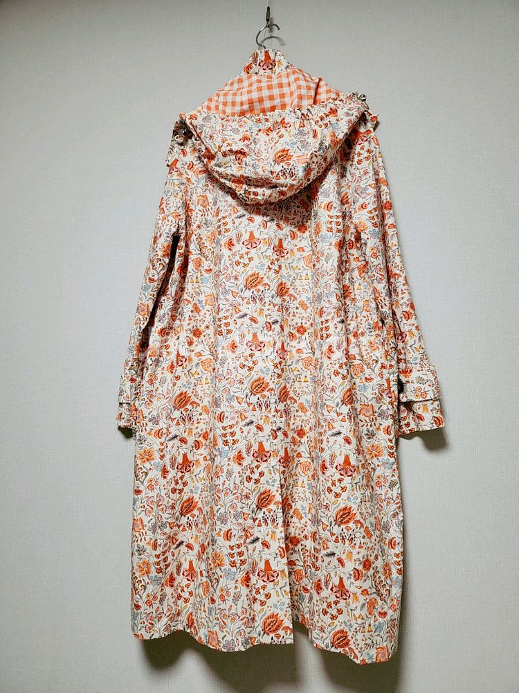 OLLY 플라워패턴 롱 코트--1