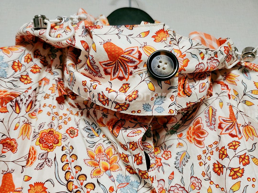 OLLY 플라워패턴 롱 코트--3