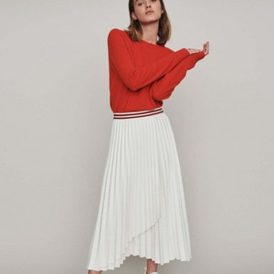 Maje 마쥬 플리츠 밴딩 언발란스 스커트