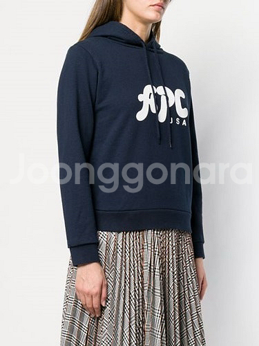 아페쎄 로고 후드티--0