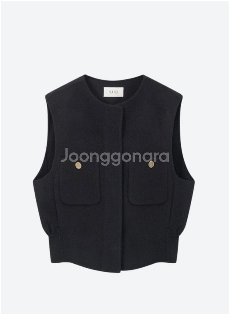 SJSJ 양모캐시미어 베스트 76(44)--3