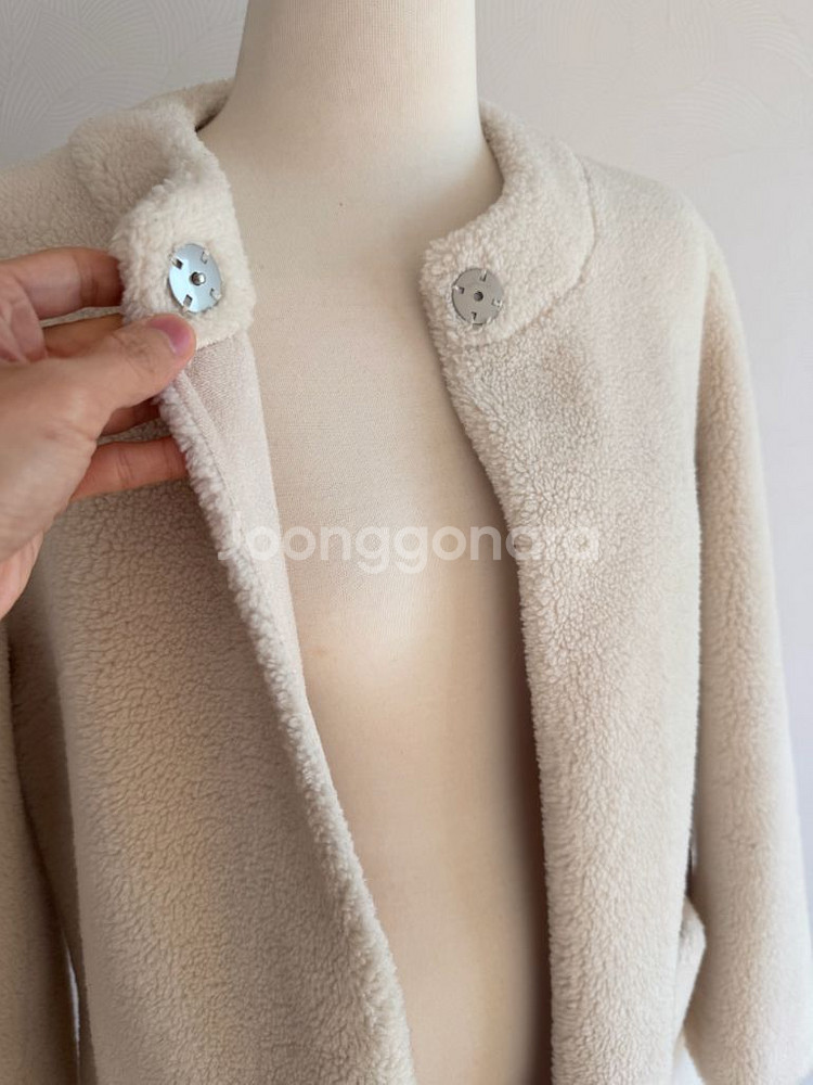 로우 시어링 무스탕 롱코트 썸제이 보웬--2