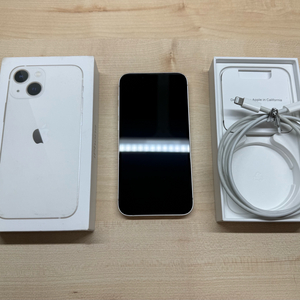 아이폰13미니 128기가 스타라이트 풀박스