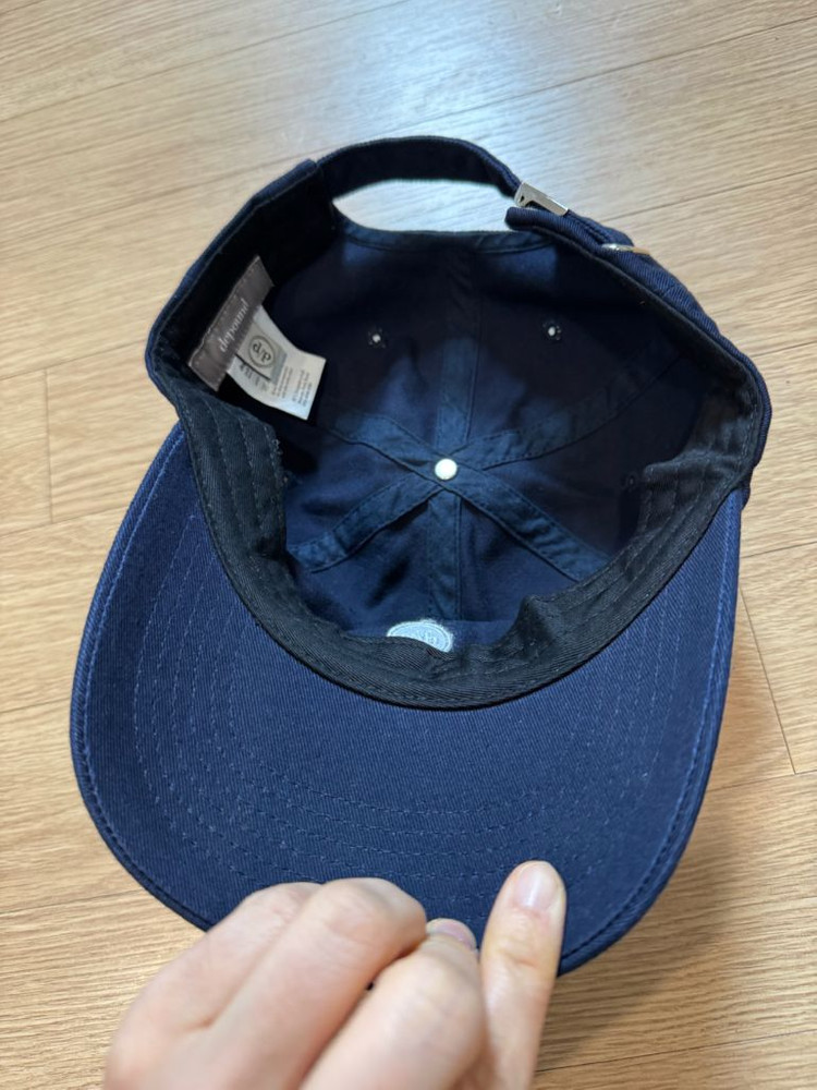 드파운드 로고 볼캡 네이비--2