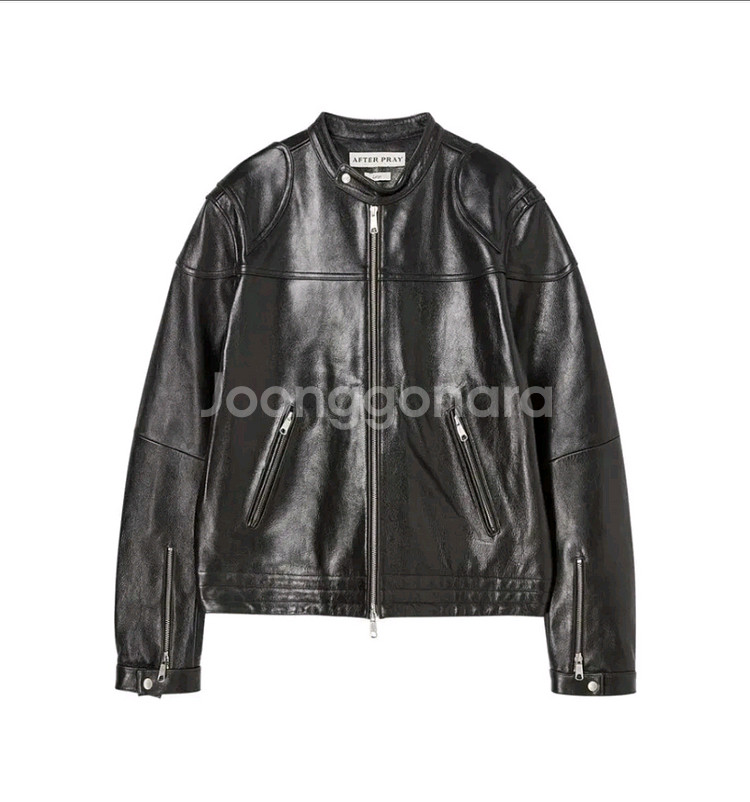아프터플레이 레더 라이딩 자켓--0