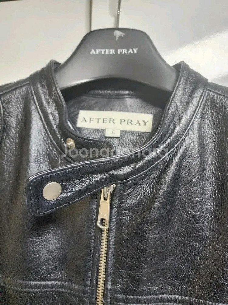 아프터플레이 레더 라이딩 자켓--4