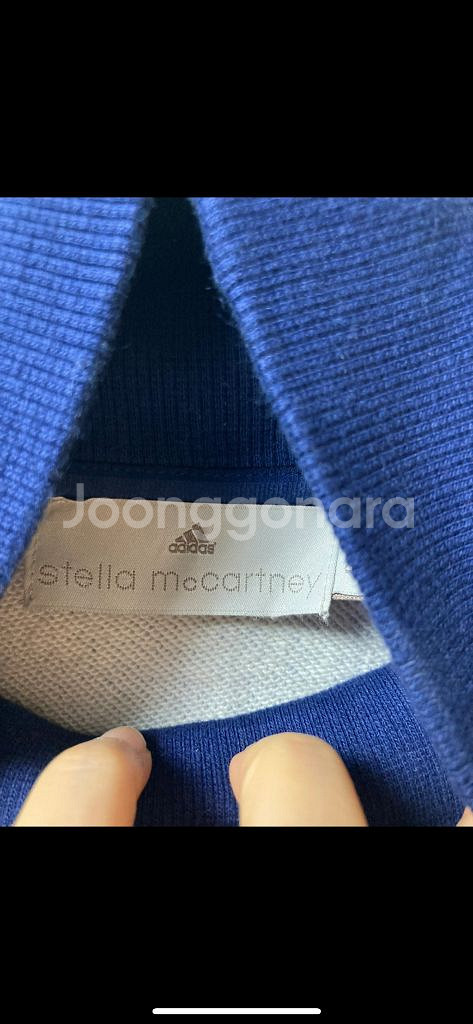 스텔라맥카트니 아디다스 콜라보 목폴라맨투맨--1