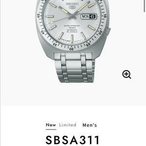 세이코5 SBSA311(SRPL91) 진크란츠 내수용 (실버)
