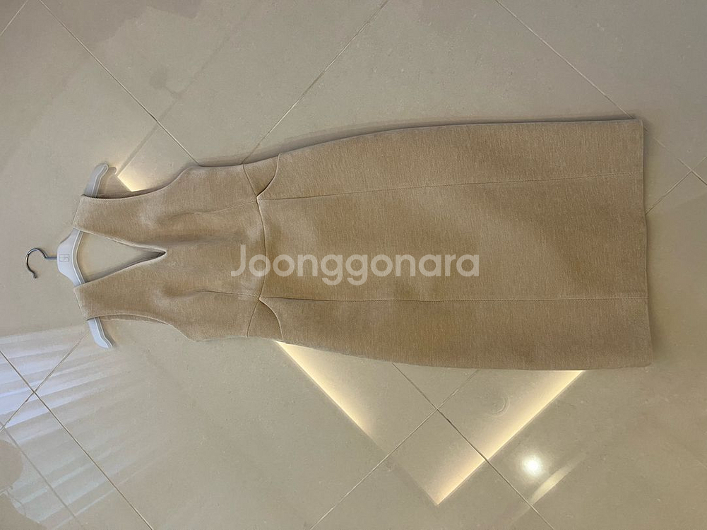 시에 sie 벨라 텍스쳐드 원피스 베이지s--2