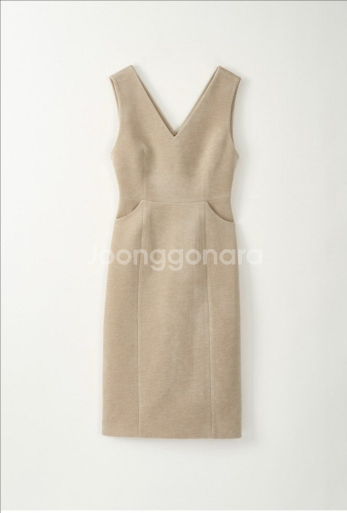 시에 sie 벨라 텍스쳐드 원피스 베이지s--1