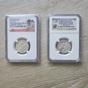 프루프 하프달러 은화 69등급 2점 일괄