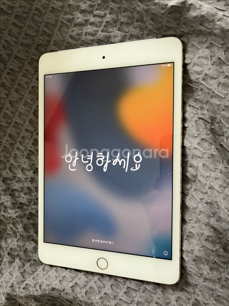 아이패드 미니4 로즈골드 128G 셀룰러--5