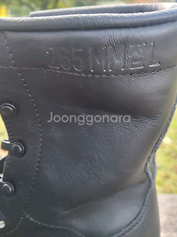 14년도 생산 접착식 전투화 265L 신품--5