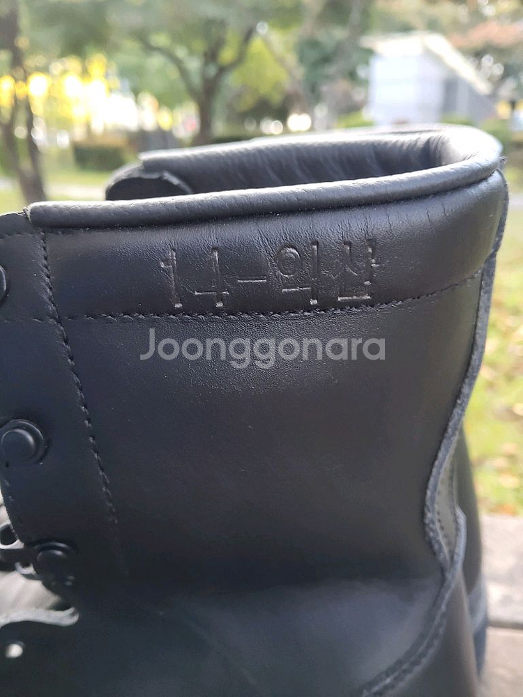 14년도 생산 접착식 전투화 265L 신품--4