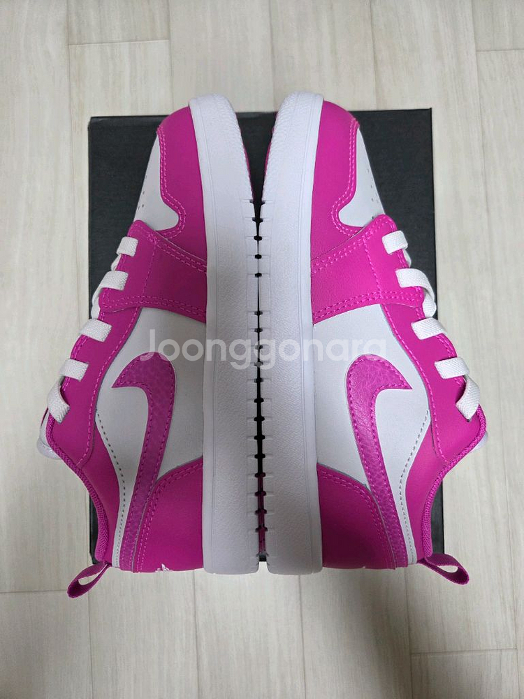 조던 1 로우 알트 파이어 핑크 화이트 [210, 새상품]--3