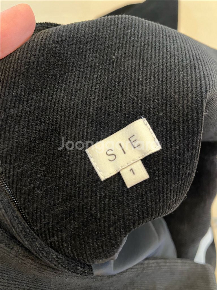 시에 sie 벨라 텍스쳐드 원피스 블랙s--3