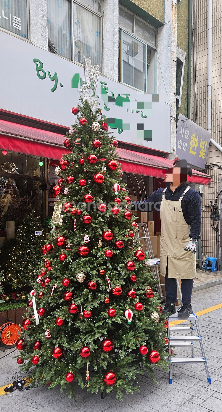 대형 3M 50cm 크리스마스 트리, 조명, 소품 판매합니다. (카페, 교회 추천)--1