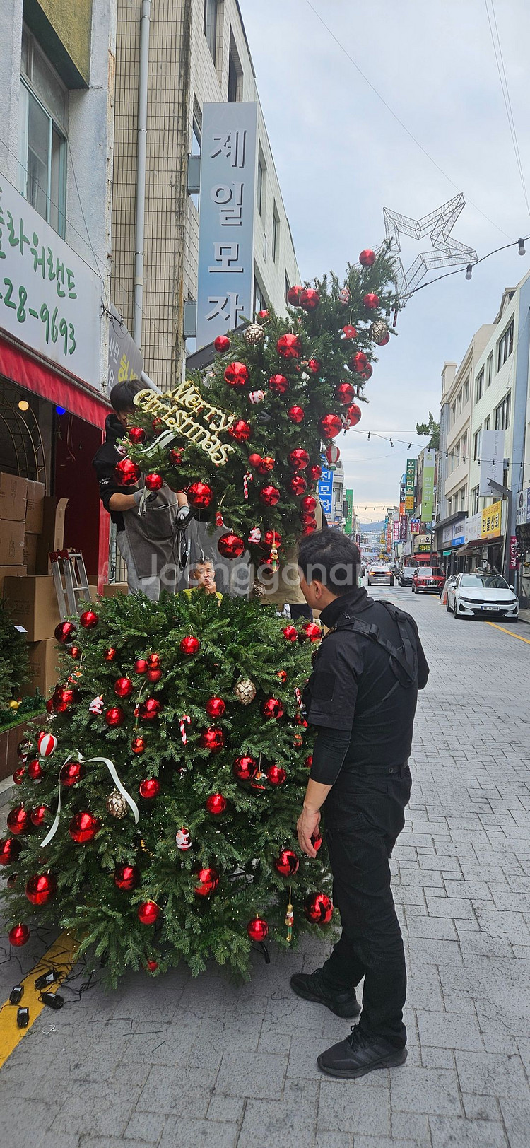 대형 3M 50cm 크리스마스 트리, 조명, 소품 판매합니다. (카페, 교회 추천)--2