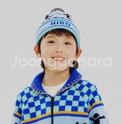 히로 체커 방울 비니--0