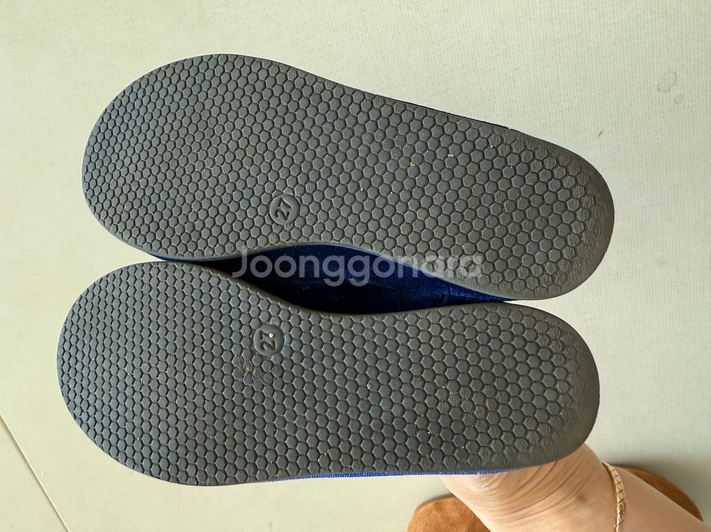 봉통 슬립온 벨벳 파랑 27--2