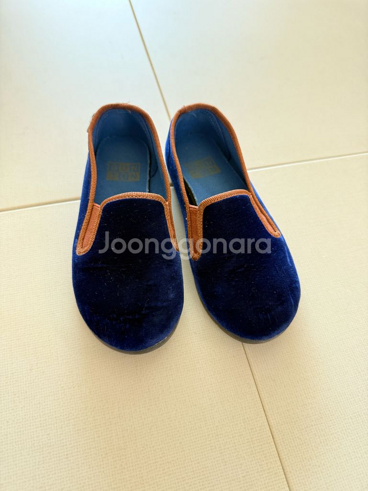 봉통 슬립온 벨벳 파랑 27--0