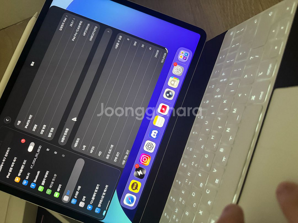 아이패드프로 12.9 6세대(M2) 256 셀룰러 풀셋(교환ㅇ)--3