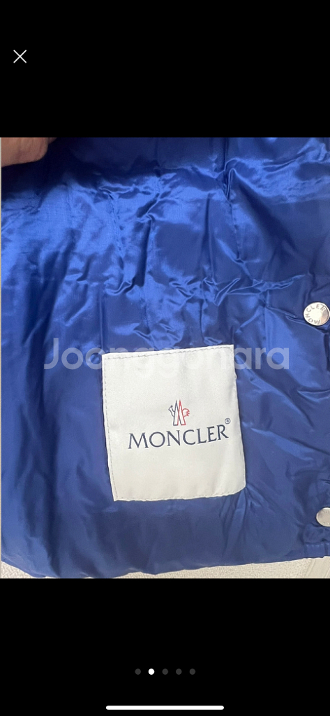 백화점) 몽클레어 여성 조끼패딩--2