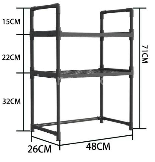 새제품> 전자레인지 2, 3단선반, 높이, 넓이 맞춤식 선반, 4단 냄비 선반, 주방 공간 확보, 초특가--1