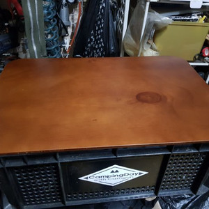 캠핑용 박스 상판 .폴딩 /우유