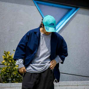 나나미카 24SS 오픈카라 큐프라 반팔 셔츠