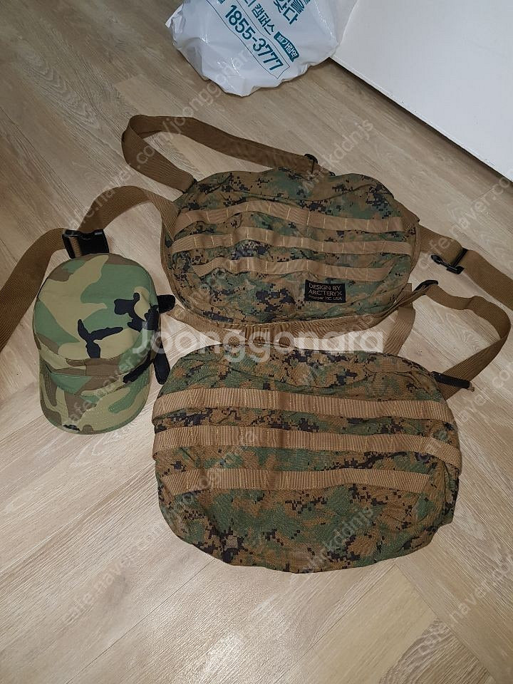 멀티캠 군복상.하 /해병허리쌕 /랜턴걸이 두가지--0