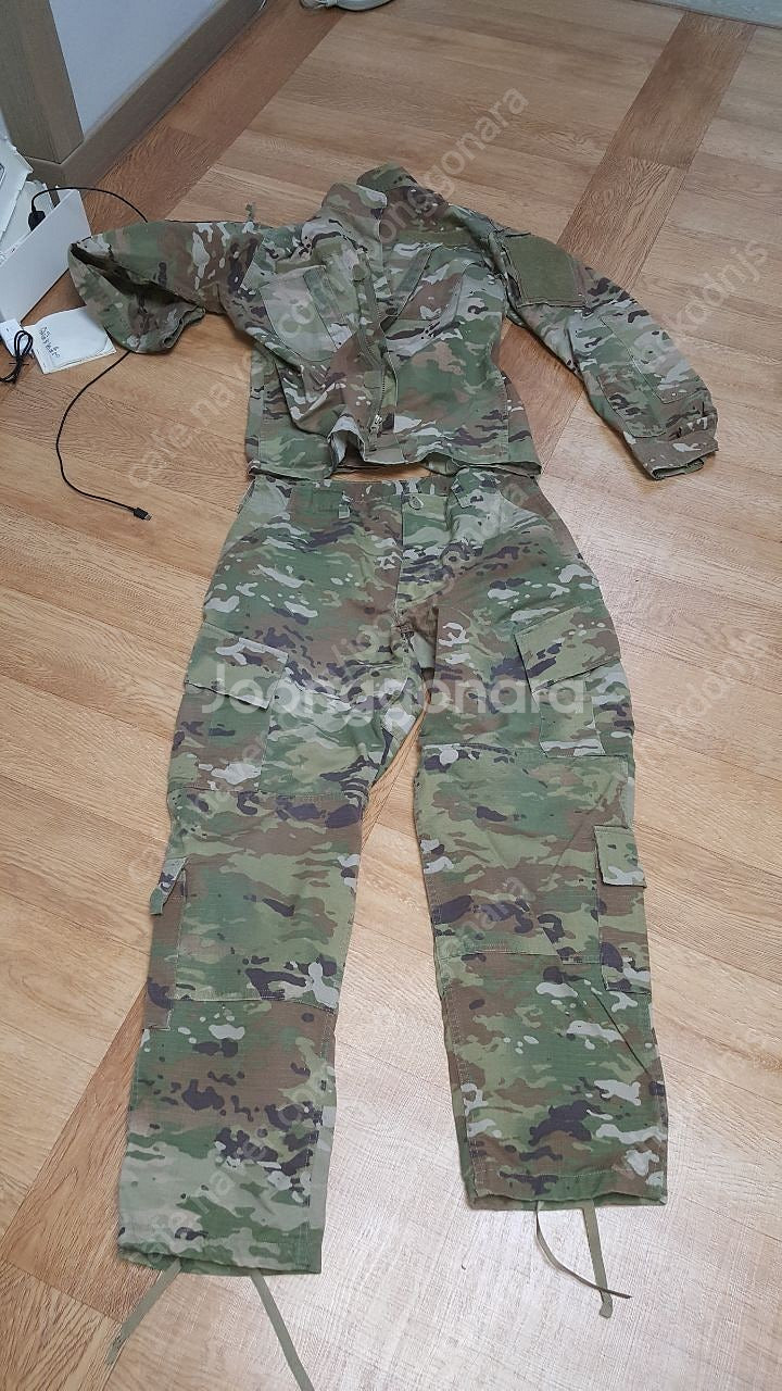 멀티캠 군복상.하 /해병허리쌕 /랜턴걸이 두가지--5
