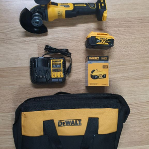 디월트 5인치 무선 충전 브러시리스 그라인더 세트