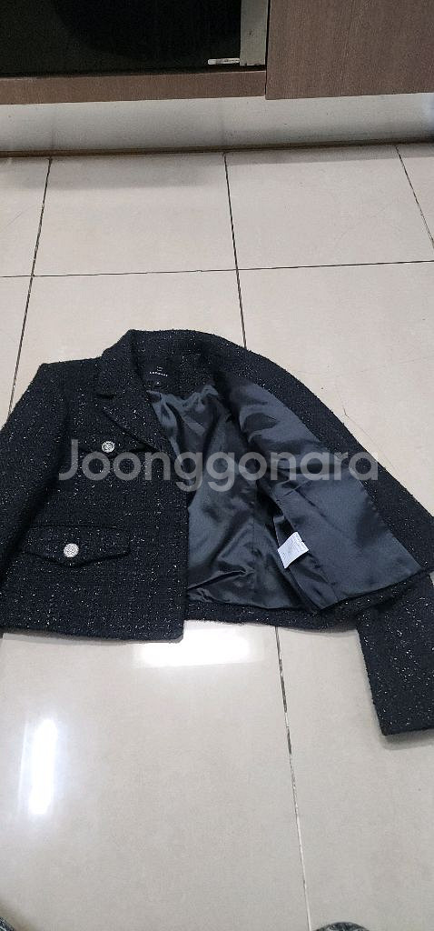 룩캐스트 크롭 트위드자켓 66--3