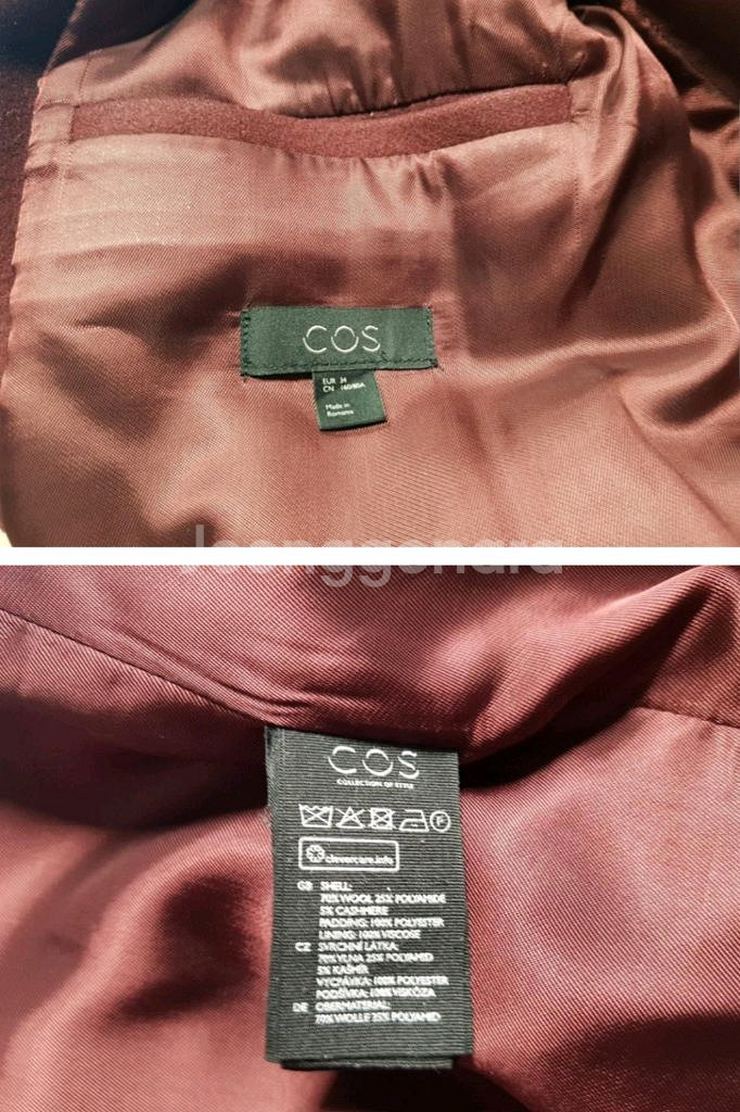 cos 코스 캐시미어혼방 울코트--6