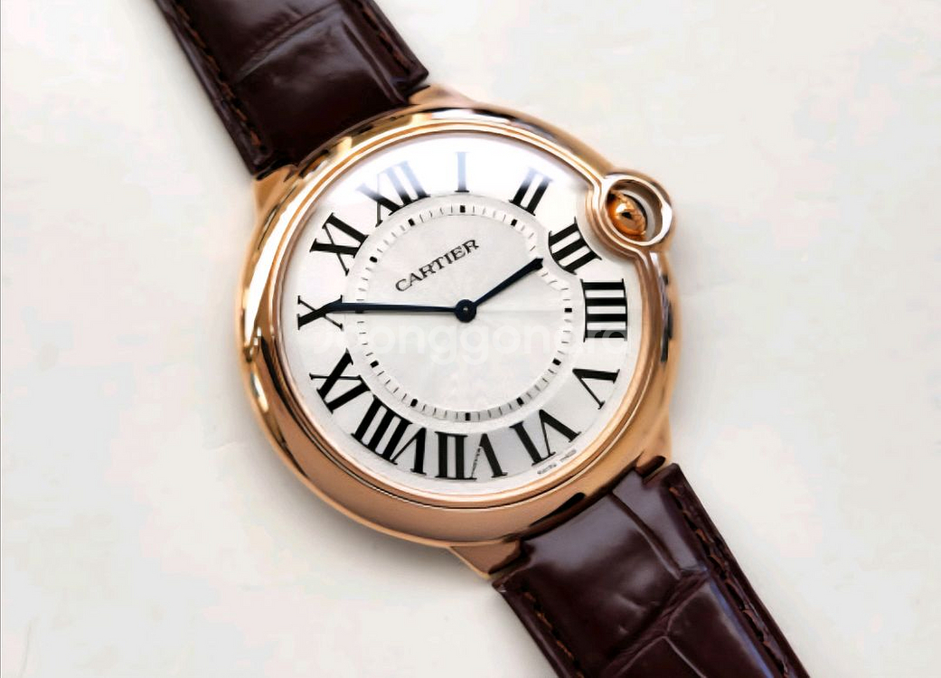 까르띠에 발롱블루 금통 로즈골드 28mm--0