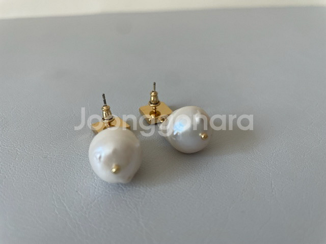 빈티지 바로크 진주 귀걸이 (새싱품)--3