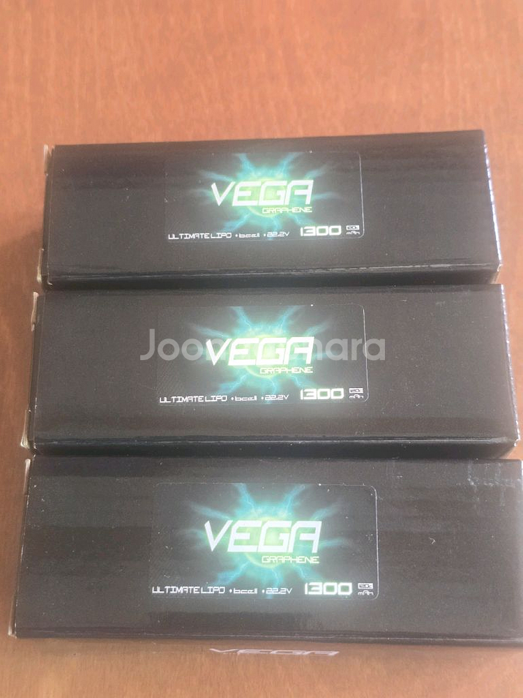 베가 그래핀 6셀 1300mAh 120C 배터리 3개--3