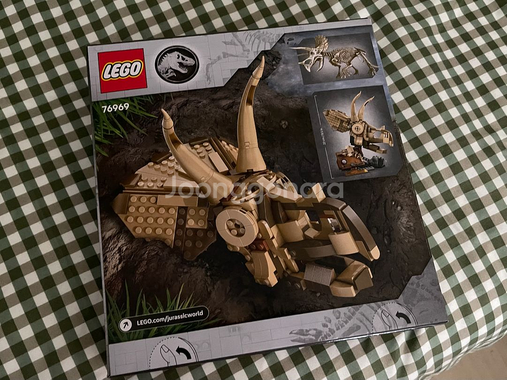 레고 공룡 화석 트리케라톱스 두개골 76969 미개봉--1